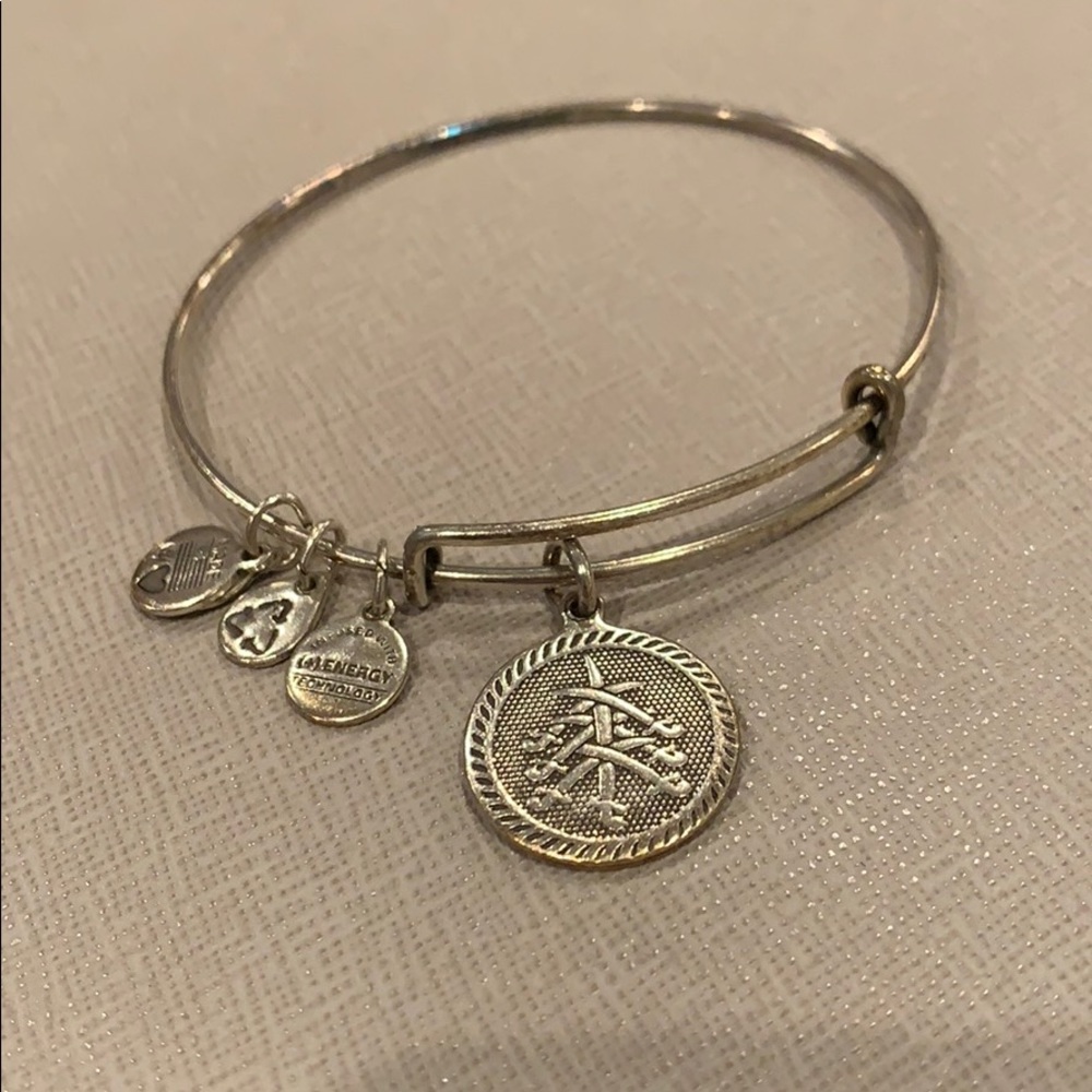 Alex and Ani Seven Swords Charm Bangle Bracelet